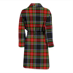 Stewart Black Tartan Bathrobe