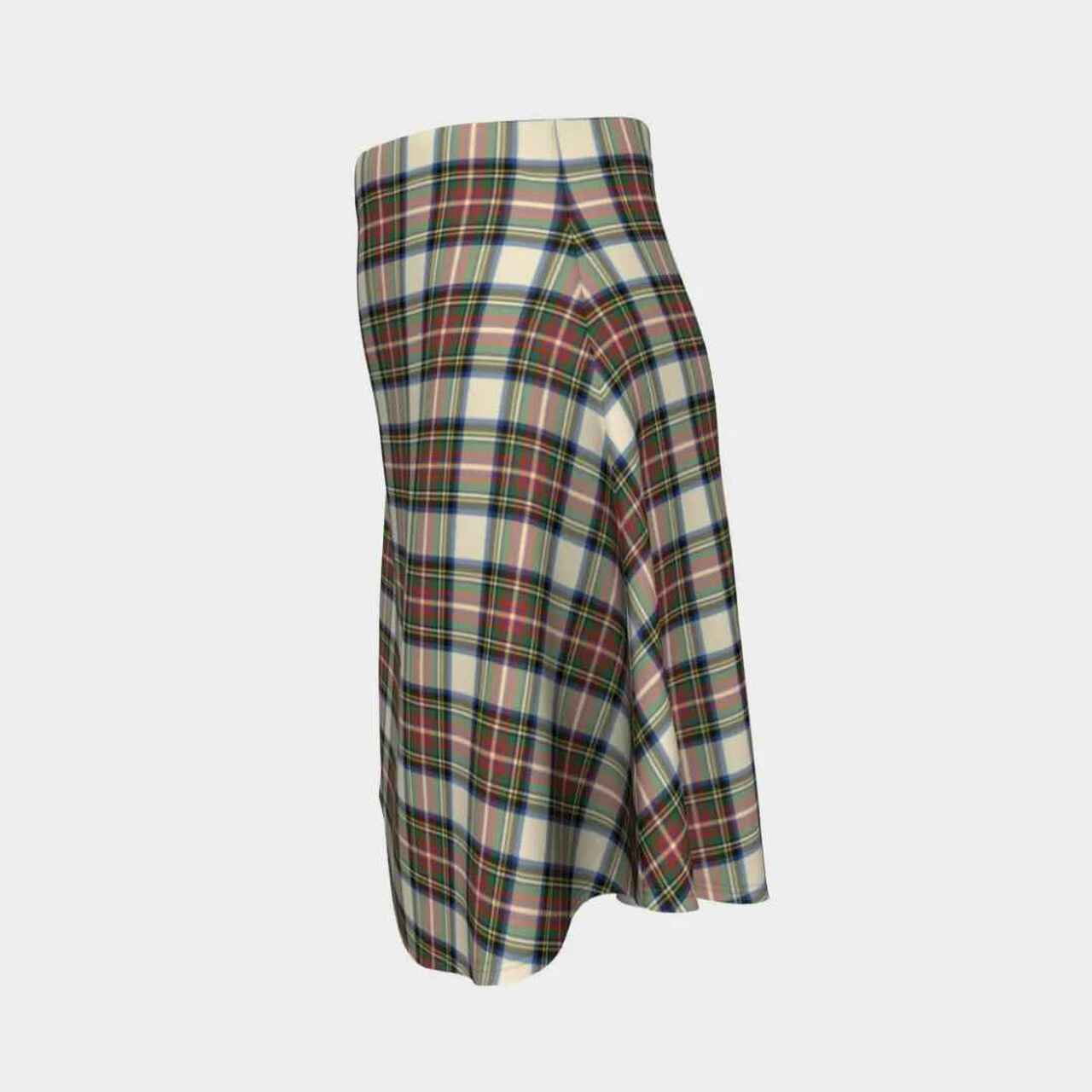 Stewart Dress Ancient Tartan Flared Skirt