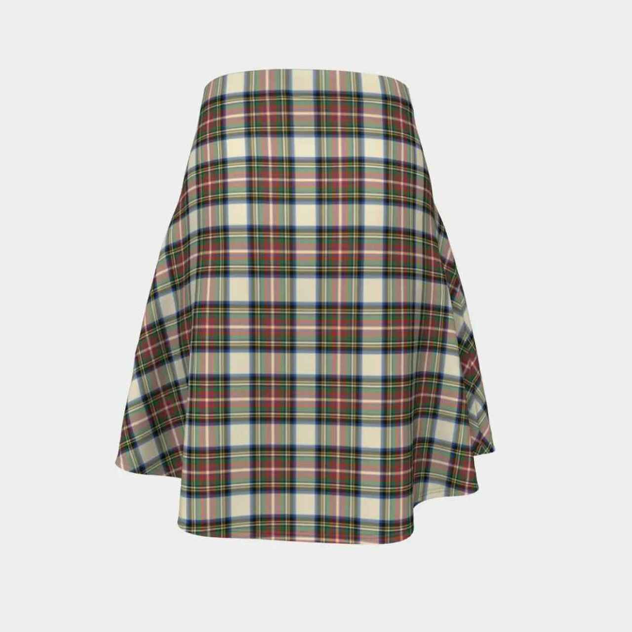 Stewart Dress Ancient Tartan Flared Skirt