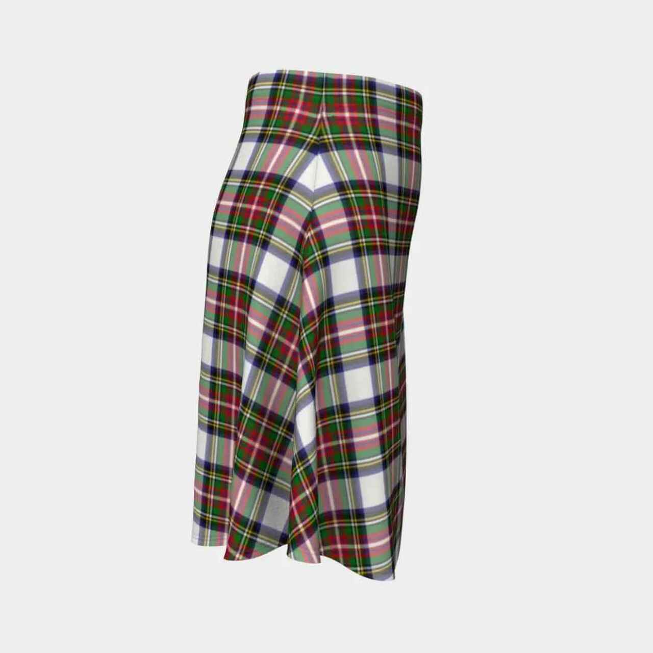 Stewart Dress Modern Tartan Flared Skirt