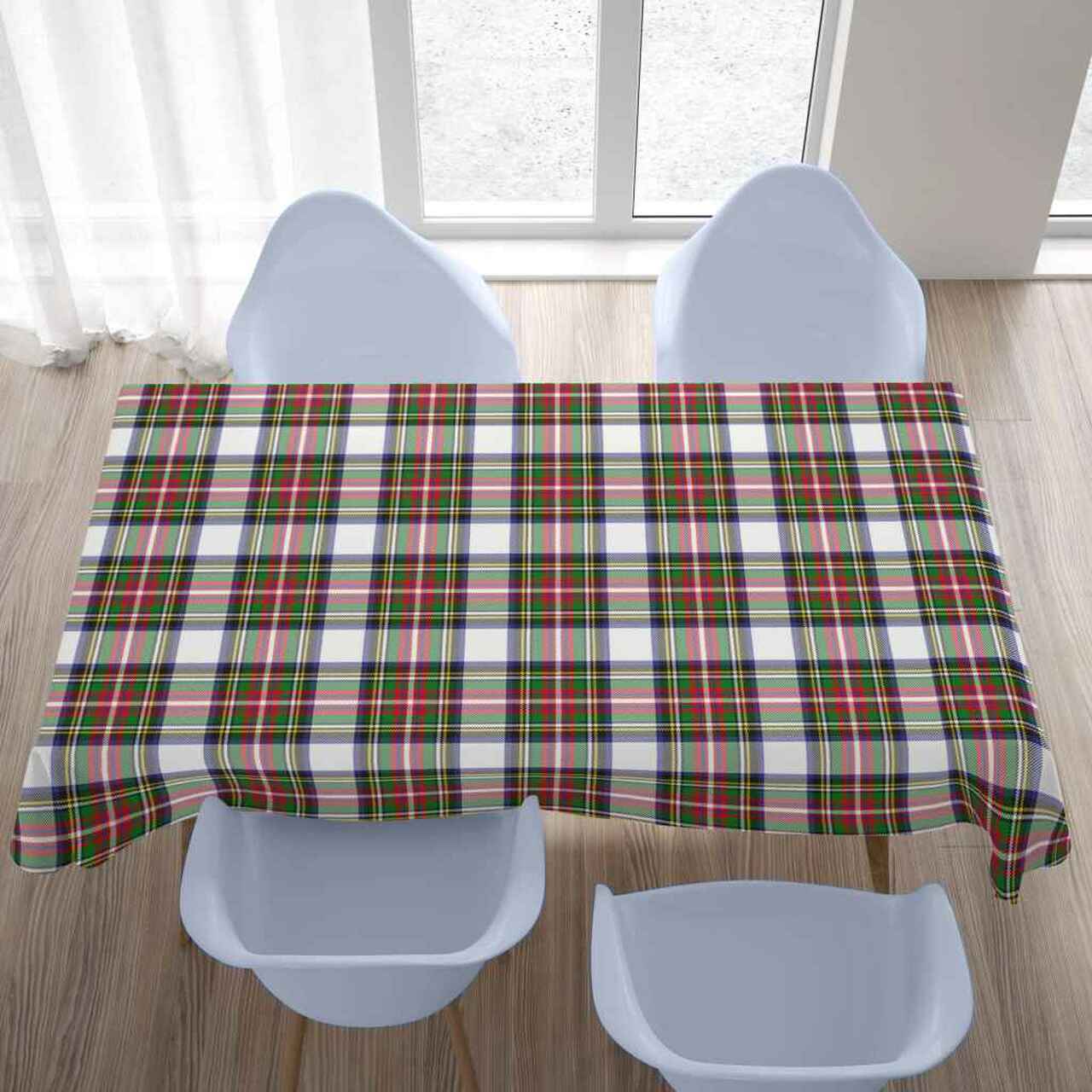 Stewart Dress Modern Tartan Tablecloth