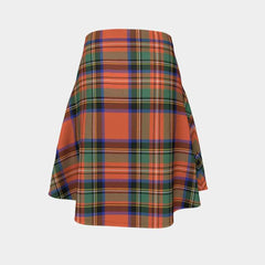 Stewart Royal Ancient Tartan Flared Skirt