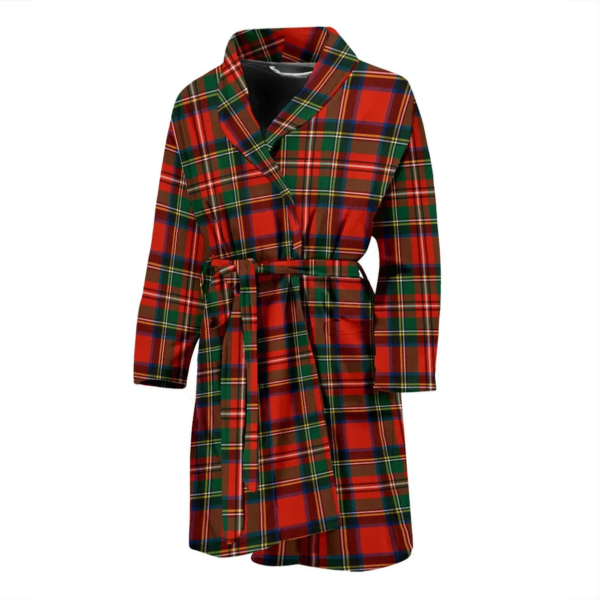 Stewart Royal Modern Tartan Bathrobe