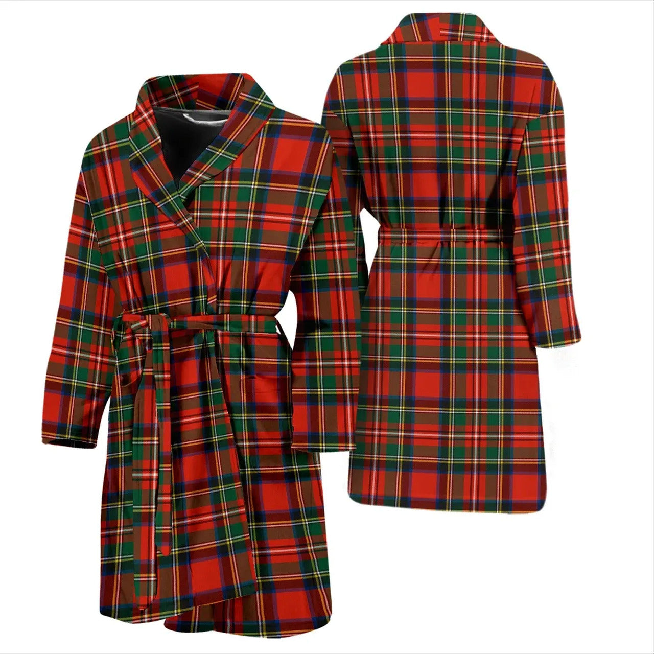 Stewart Royal Modern Tartan Bathrobe