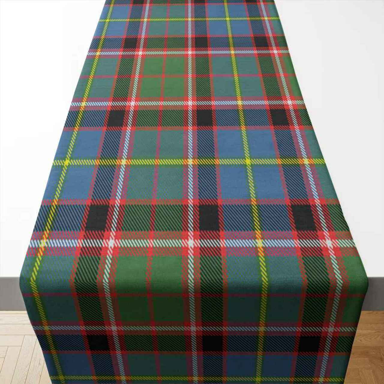 Stirling & Bannockburn District Tartan Table Runner - Cotton table runner