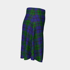 Strachan Tartan Flared Skirt