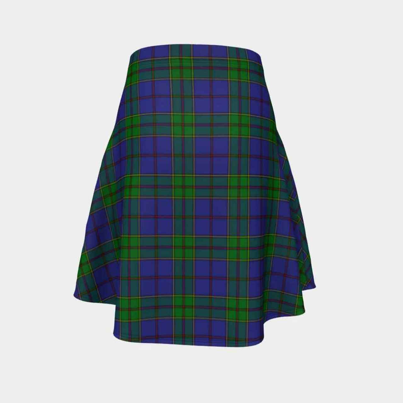 Strachan Tartan Flared Skirt