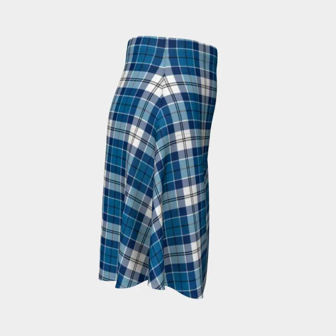 Strathclyde District Tartan Flared Skirt