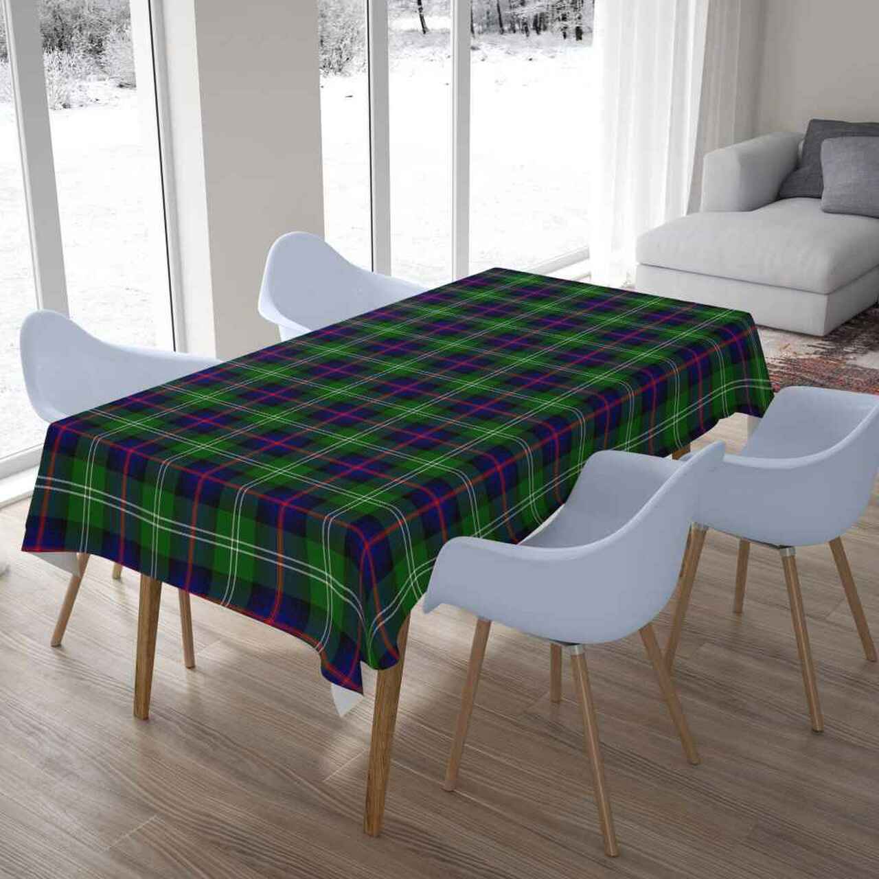 Sutherland Modern Tartan Tablecloth