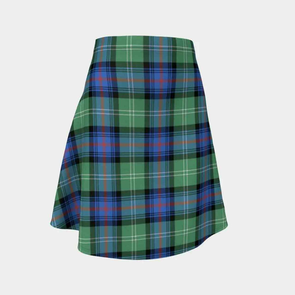 Sutherland Old Ancient Tartan Flared Skirt