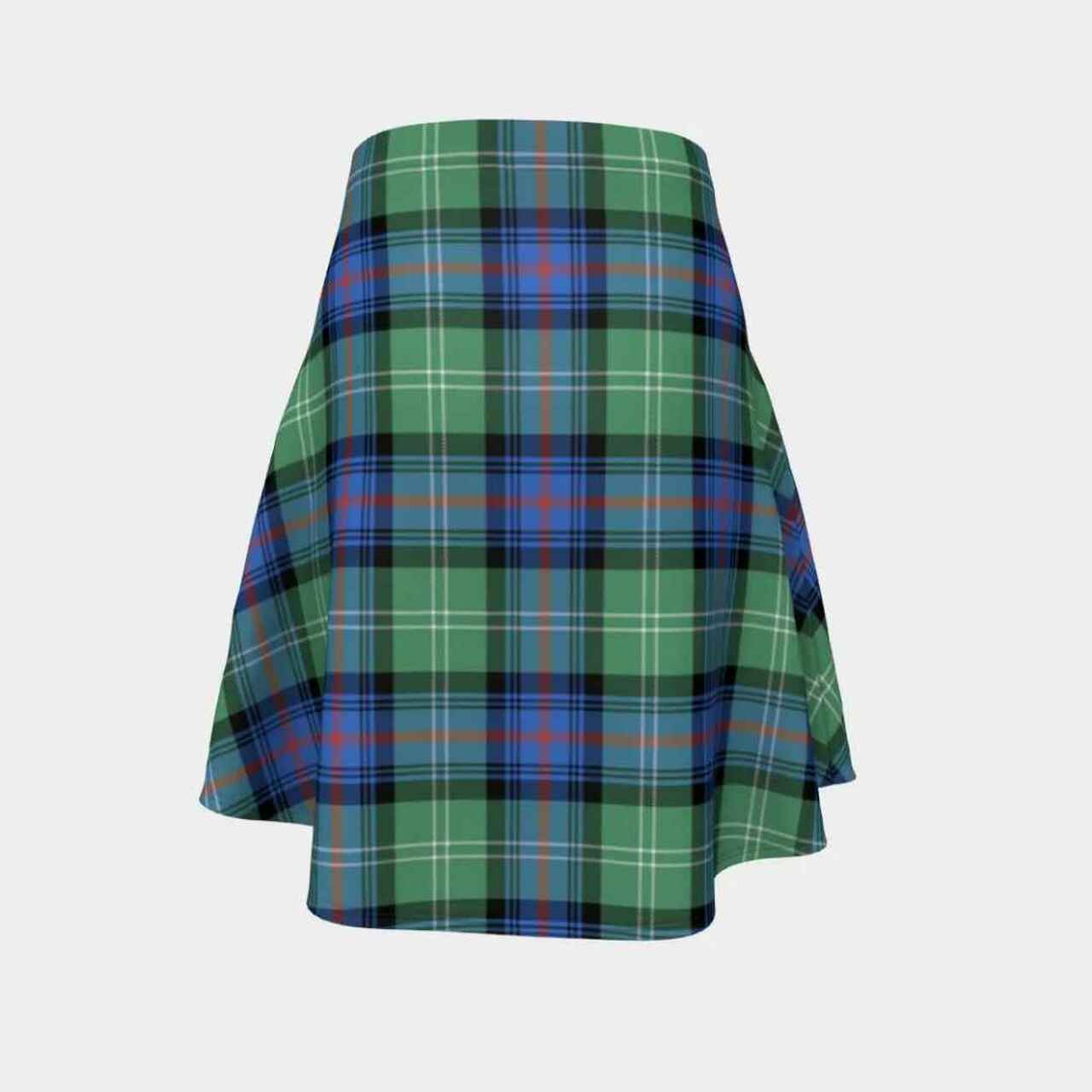 Sutherland Old Ancient Tartan Flared Skirt