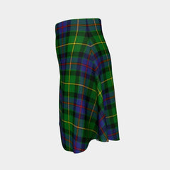 Tait Modern Tartan Flared Skirt