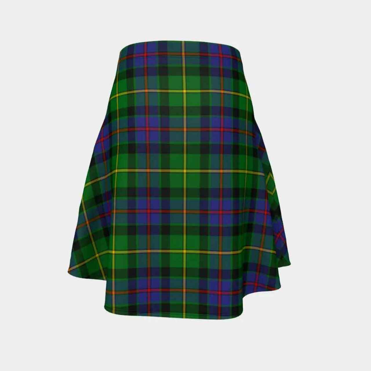 Tait Modern Tartan Flared Skirt