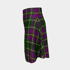 Taylor Tartan Flared Skirt