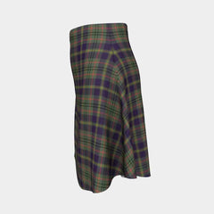 Taylor Weathered Tartan Flared Skirt