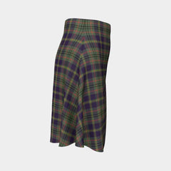 Taylor Weathered Tartan Flared Skirt