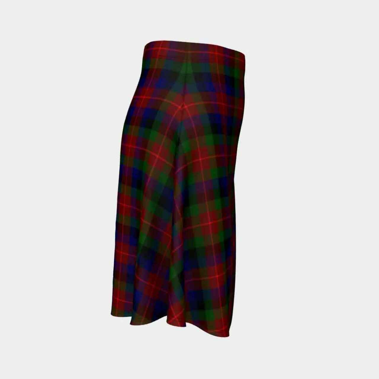 Tennant Tartan Flared Skirt