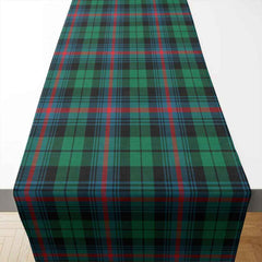 Urquhart Broad Red Ancient Tartan Table Runner - Cotton table runner