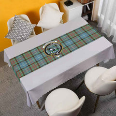 Walkinshaw Tartan Crest Table Runner - Cotton table runner