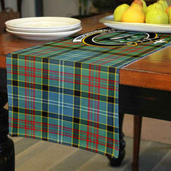 Walkinshaw Tartan Crest Table Runner - Cotton table runner