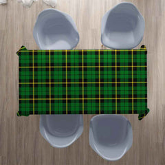 Wallace Hunting - Green Tartan Tablecloth