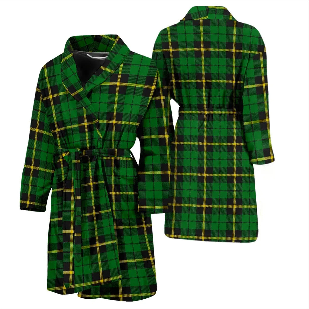 Wallace Hunting - Green Tartan Bathrobe