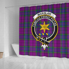 Wardlaw Tartan Crest Shower Curtain