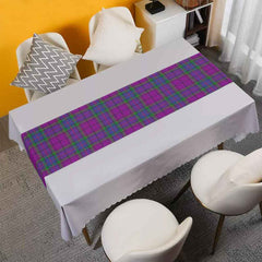 Wardlaw Modern Tartan Table Runner - Cotton table runner