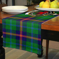 Young Tartan Crest Table Runner - Cotton table runner