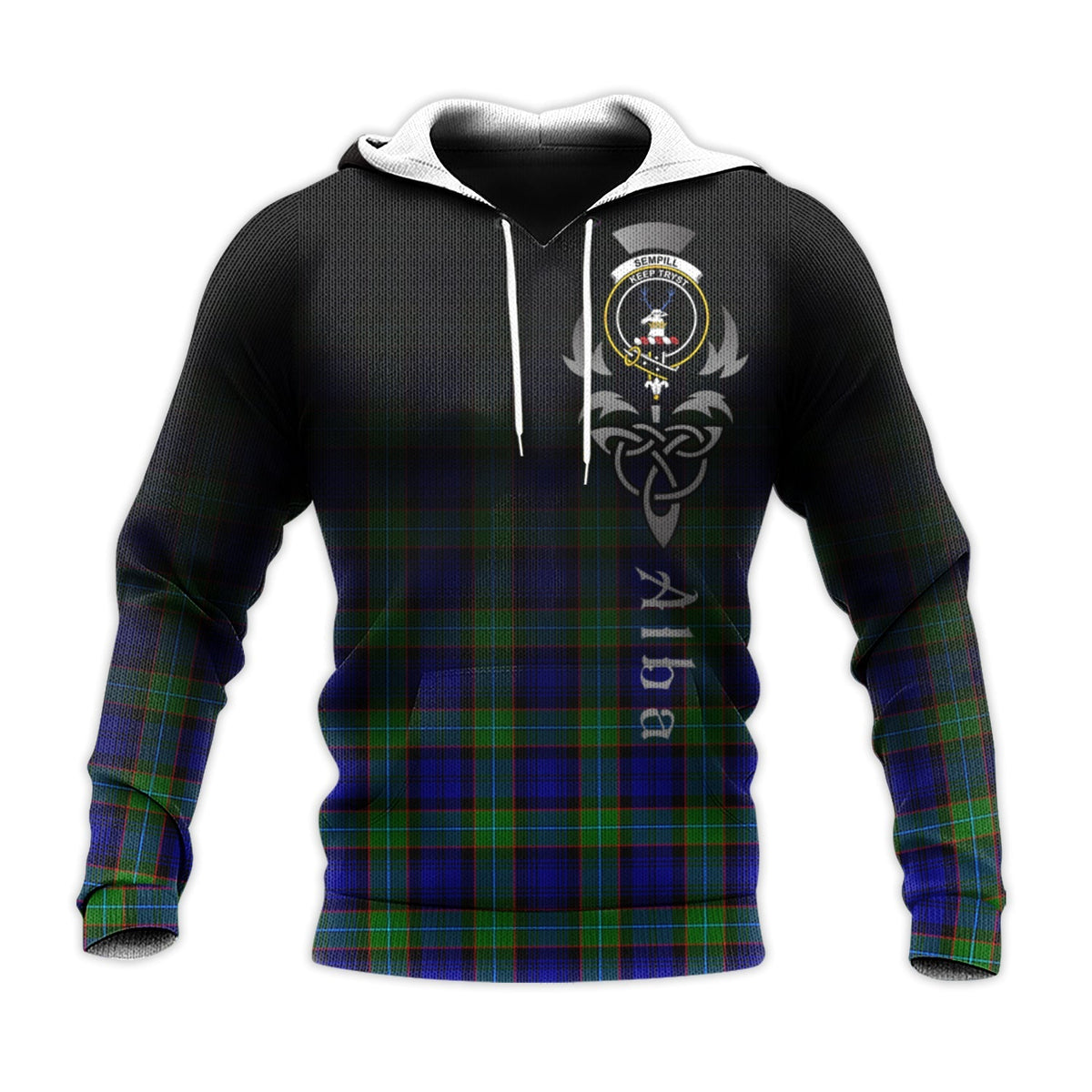 Sempill Modern Tartan Hoodie - Alba Celtic Style