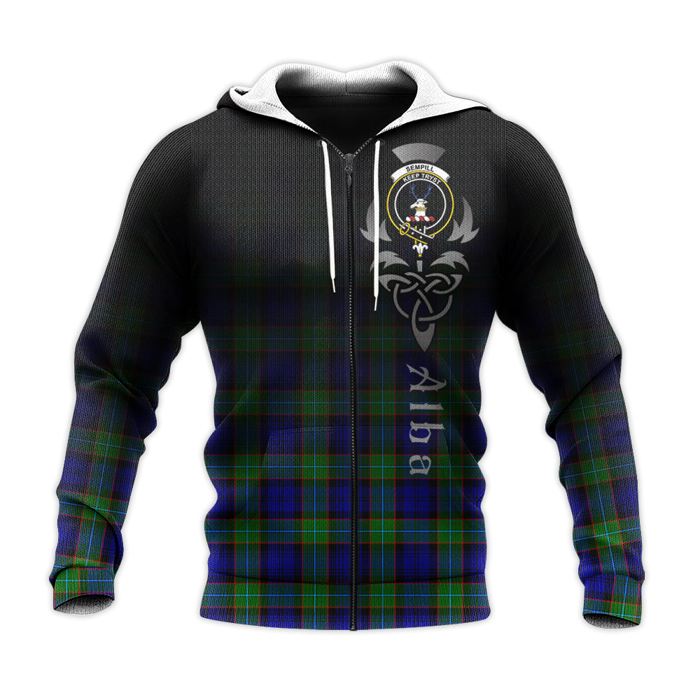 Sempill Modern Tartan Hoodie - Alba Celtic Style