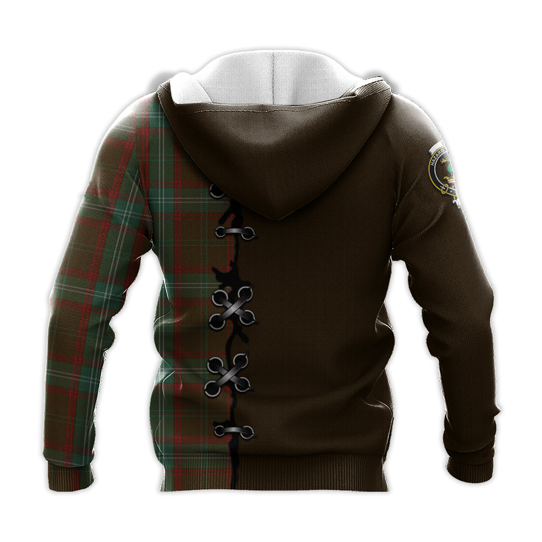 Seton Hunting Tartan Hoodie - Lion Rampant And Celtic Thistle Style