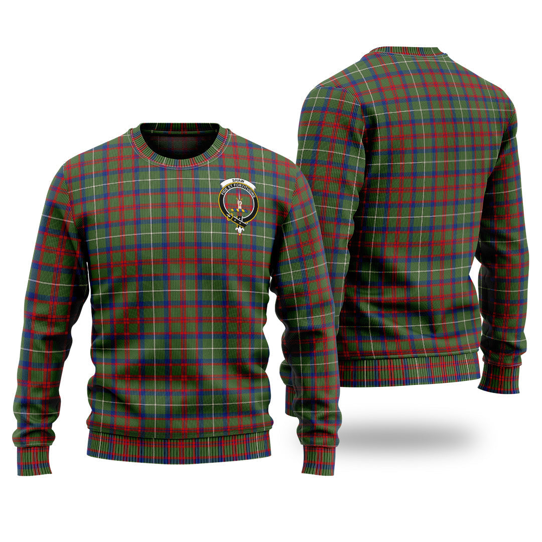 Shaw Green Modern Tartan Sweater