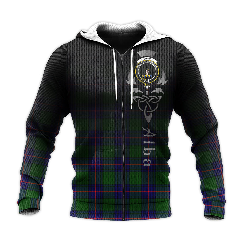 Shaw Modern Tartan Hoodie - Alba Celtic Style