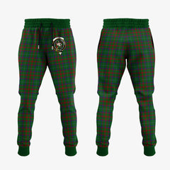 Shaw Of Tordarroch Green Hunting Tartan Crest Jogger Sweatpants