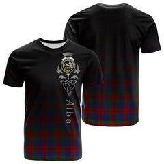 Skene Of Cromar Tartan Crest T-shirt - Alba Celtic Style