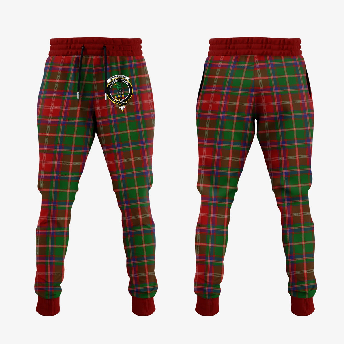 Somerville Tartan Crest Jogger Sweatpants