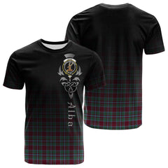 Spens (Spence) Tartan Crest T-shirt - Alba Celtic Style