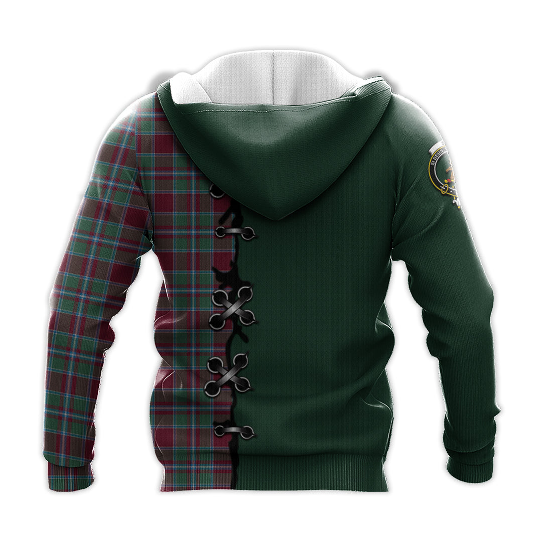 Spens (Spence) Tartan Hoodie - Lion Rampant And Celtic Thistle Style