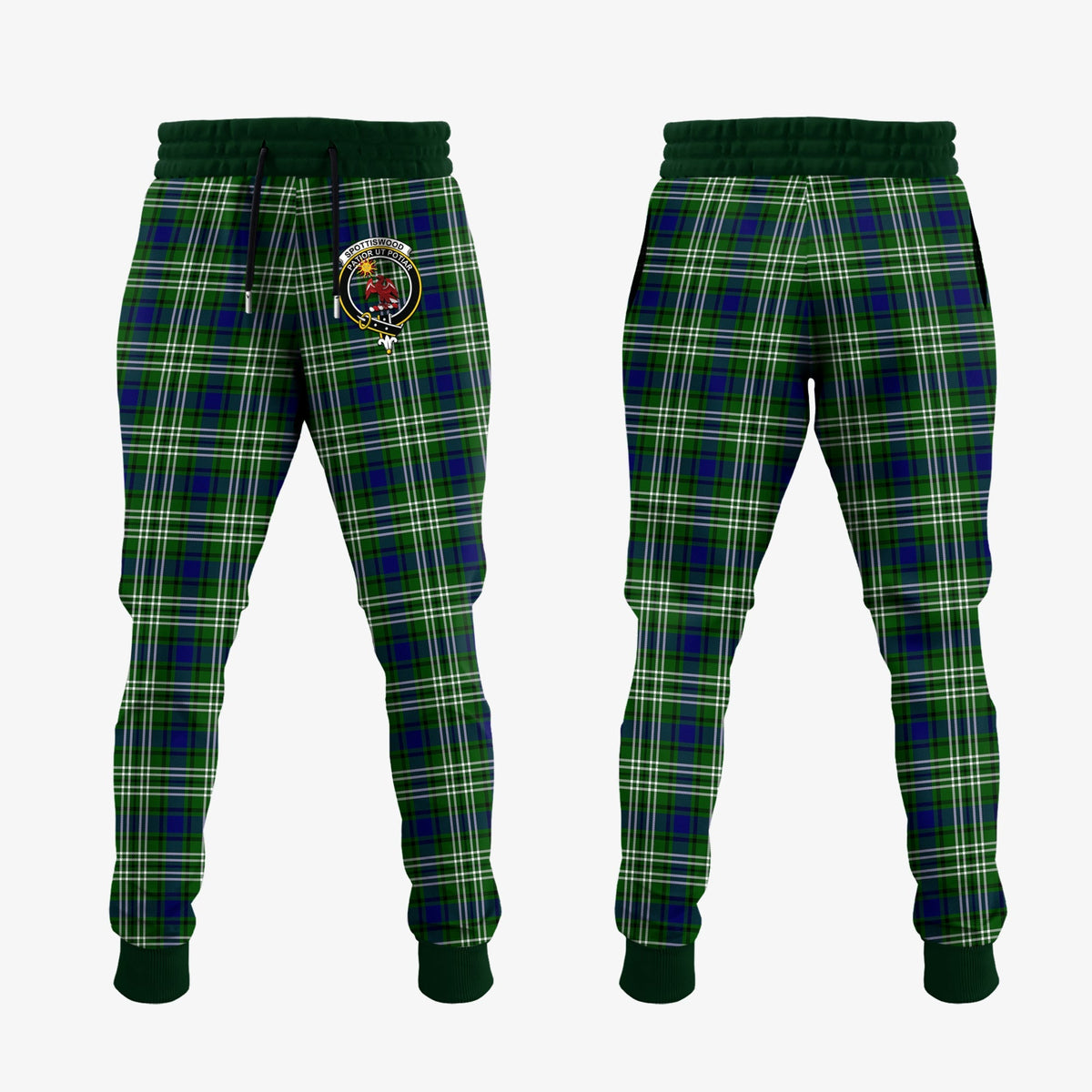 Spottiswood Tartan Crest Jogger Sweatpants