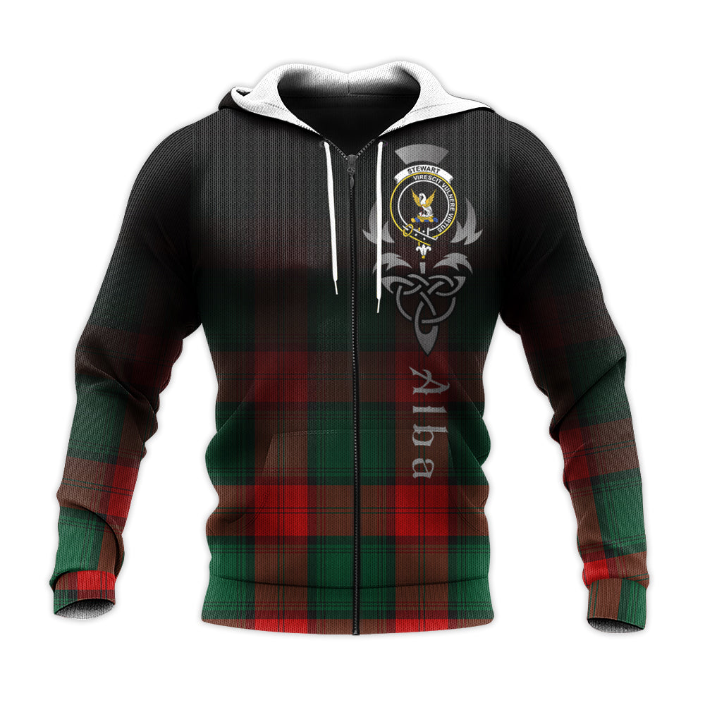 Stewart Atholl Modern Tartan Hoodie - Alba Celtic Style