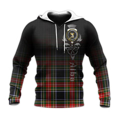 Stewart Black Tartan Hoodie - Alba Celtic Style