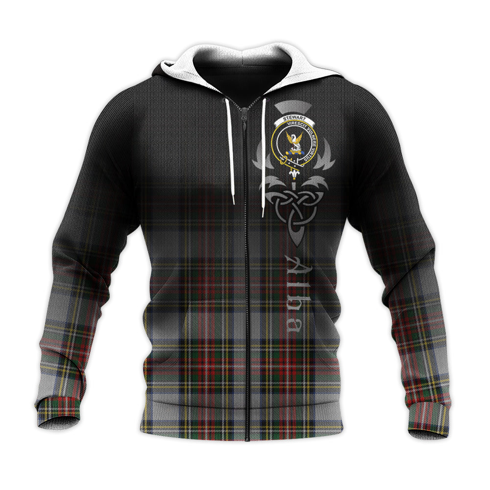 Stewart Dress Tartan Hoodie - Alba Celtic Style