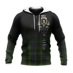 Stewart Hunting Tartan Hoodie - Alba Celtic Style