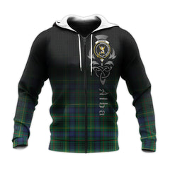 Stewart Hunting Modern Tartan Hoodie - Alba Celtic Style