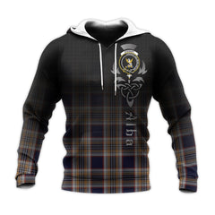 Stewart Navy Tartan Hoodie - Alba Celtic Style