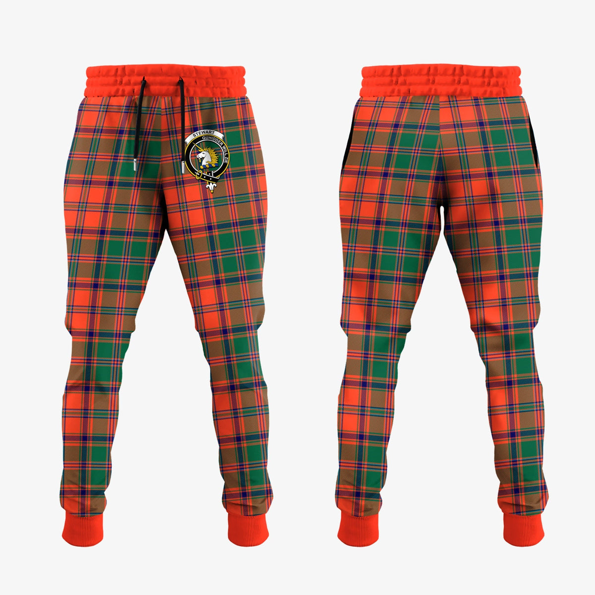 Stewart Of Appin Ancient Tartan Crest Jogger Sweatpants