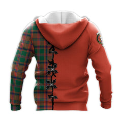 Stewart of Appin Ancient Tartan Hoodie - Lion Rampant And Celtic Thistle Style