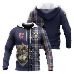 Stewart of Appin Hunting Dress Tartan Hoodie - Lion Rampant And Celtic Thistle Style