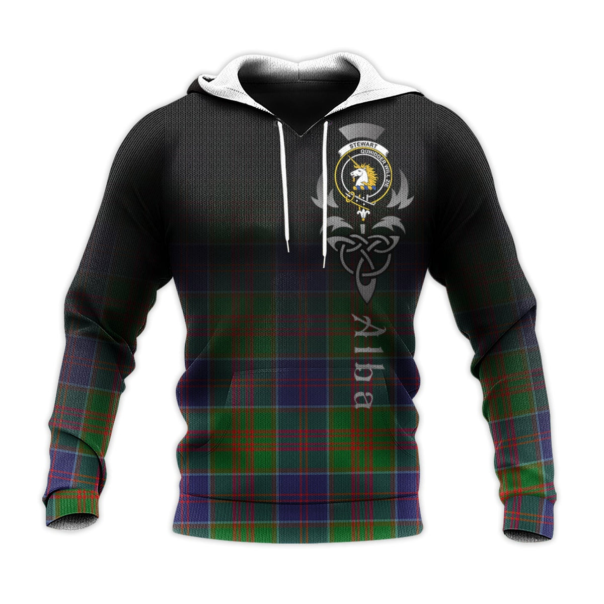 Stewart Of Appin Hunting Modern Tartan Hoodie - Alba Celtic Style